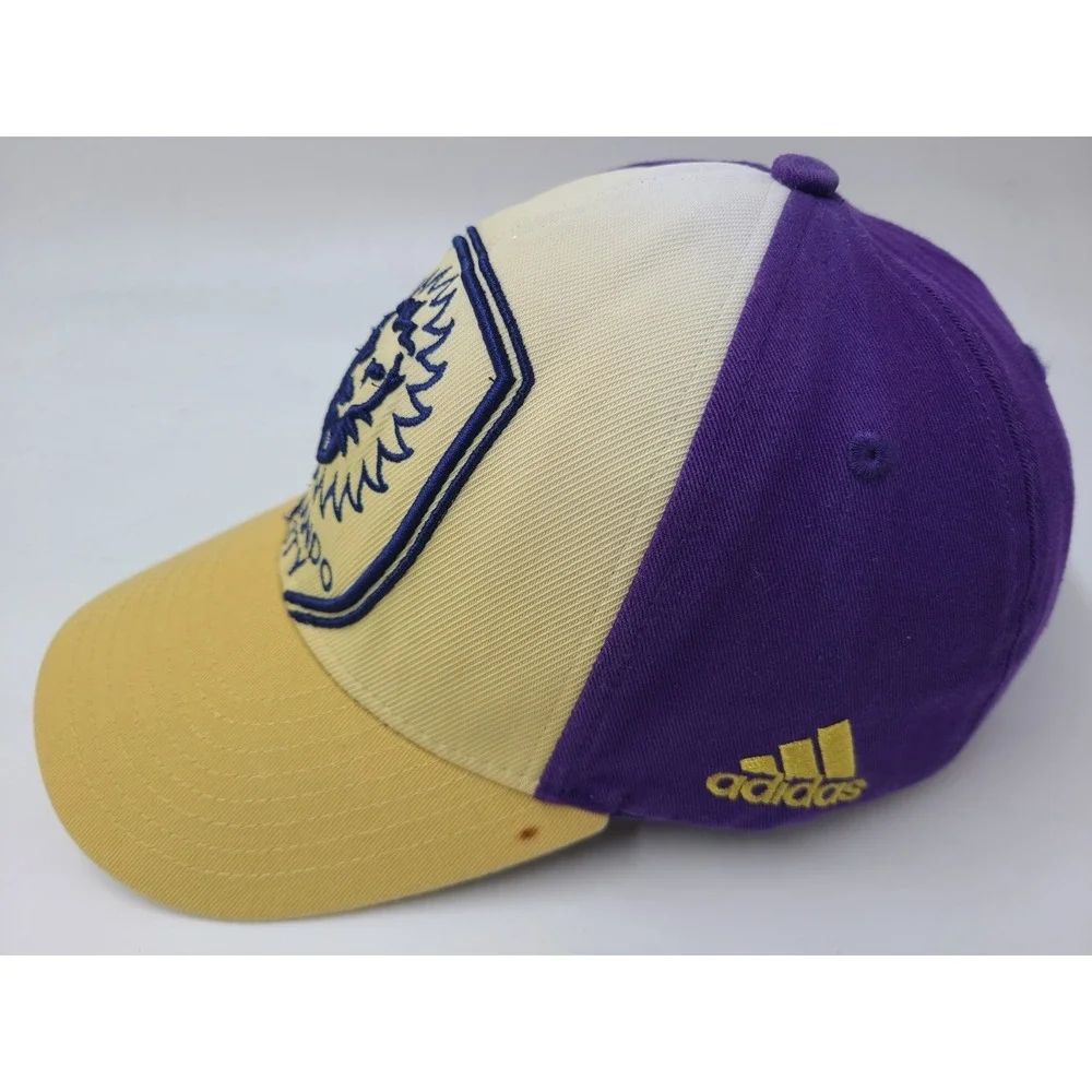 Orlando City SC Adidas Snapback Hat Cap Cotton Men Women MLS‎ Soccer Gold Purple